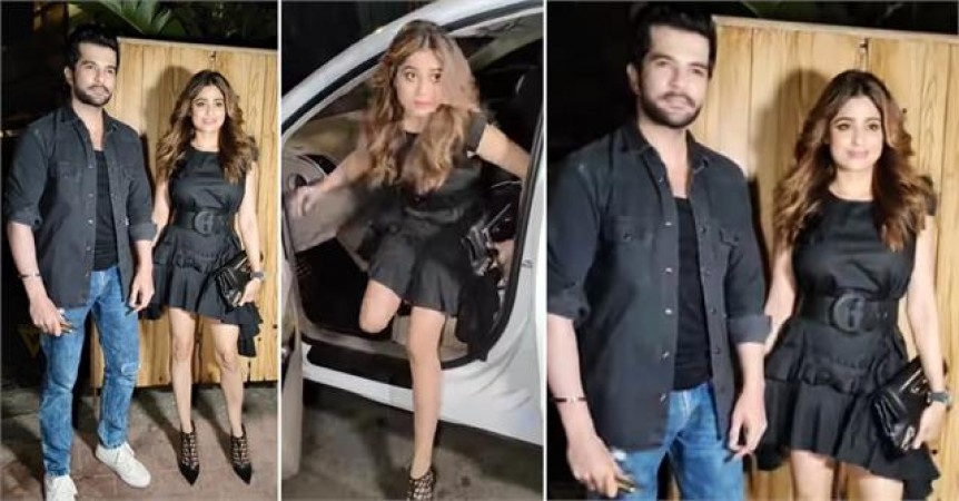 Shamita Shetty was spotted with her loving boyfriend