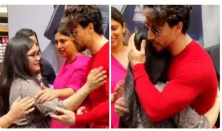Seeing the fan fainting, Tiger Shroff hugged him, the video went viral