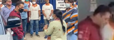 Salman Khan tests food before giving food to frontline workers, video goes viral
