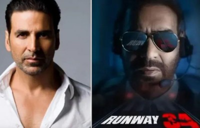 अजय की फिल्म Runway 34 देखकर अक्षय को आ गया मजा, दिया रीव्यू