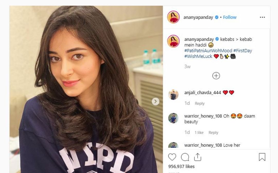 Ananya Pandey amaze her fans with her new sizzling photoshoot!