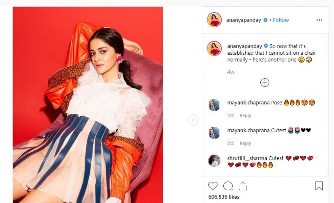 Ananya Pandey amaze her fans with her new sizzling photoshoot!