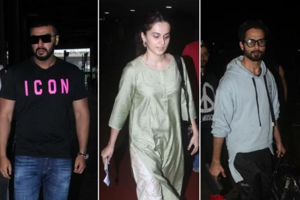 These stars, including Shahid-Tapsee-Arjun, spotted at the airport, see photos!