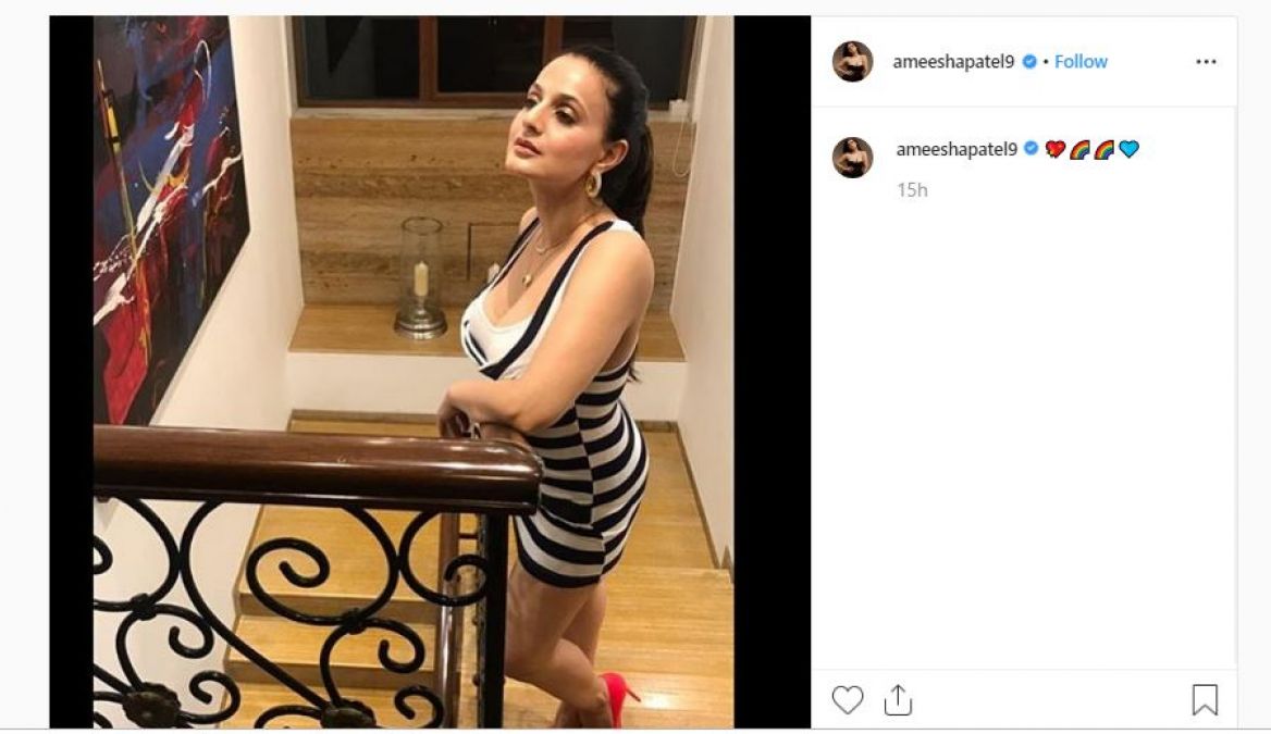 Amisha Patel, who wreaked havoc at the age of 43, surprises fans yet again!