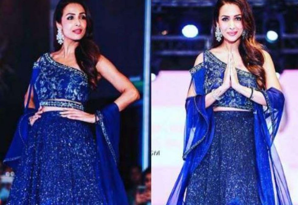 Malaika in blue Lehenga murdered fans by her looks!