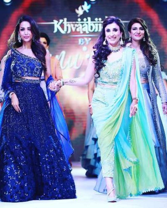 Malaika in blue Lehenga murdered fans by her looks!