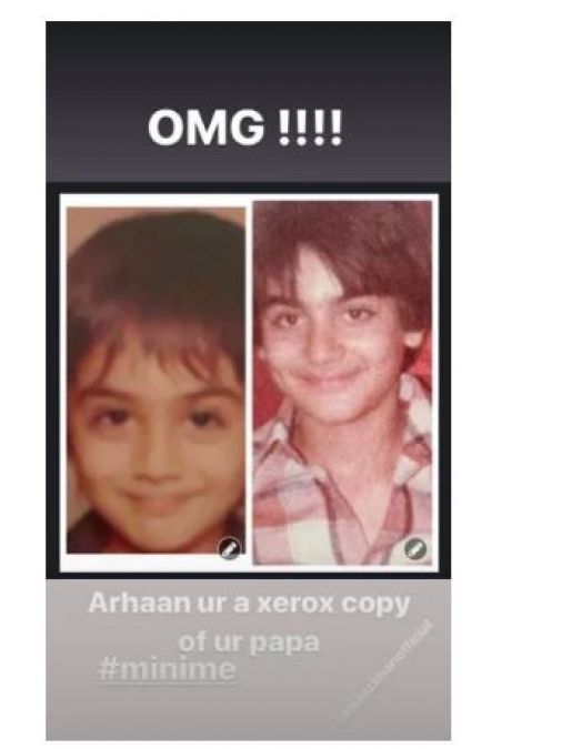 On Arbaaz's birthday, Malaika did something that the son said: 'Absolutely Dad's Xerox copy'