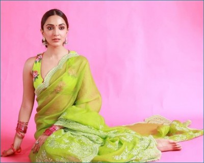 Kiara Advani looked beautiful in a green sari, price will blow senses