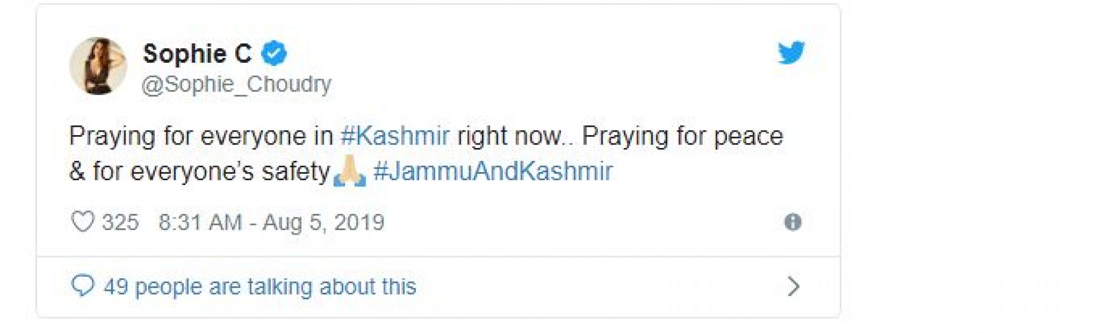 Huma Qureshi's tweet on Article 370 said, 