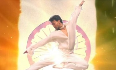 Motion poster of Tiger Shroff's first Hindi song released, actor's voice to stir hearts