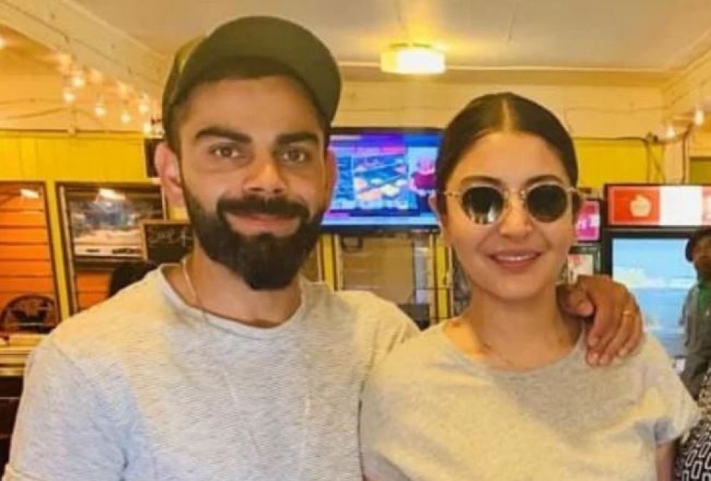 Before the match, Virushka were seen enjoying, this bowler was seen with them!