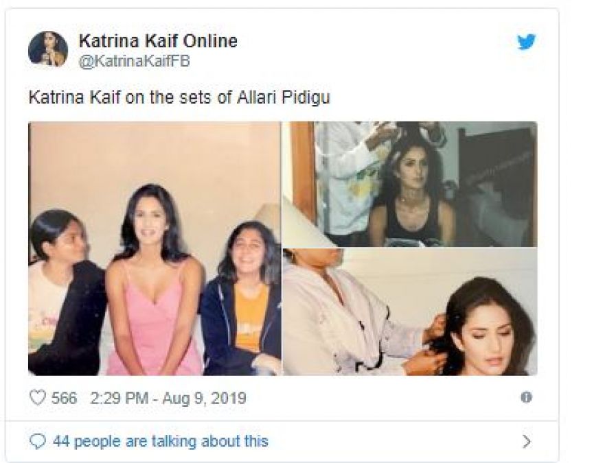 Katrina, who looked beautiful 14 years ago, shared throwback photos!