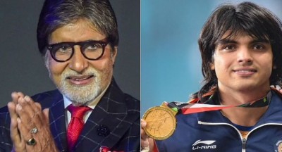 Amitabh Bachchan's post on social media sites with gold medal winner Neeraj Chopra