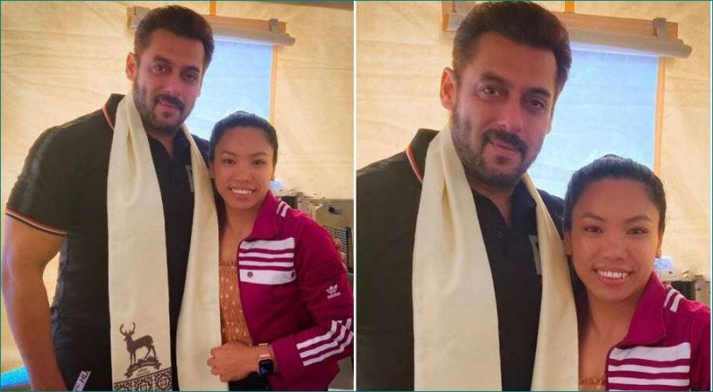 Salman Khan met Meera Bai Chanu, pictures went viral