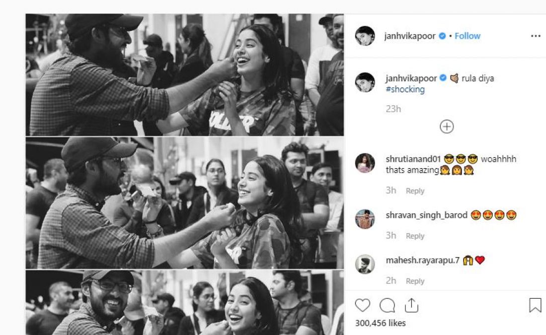 Janhvi Kapoor posted an emotional note on Instagram, said this...