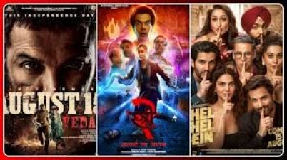 Three big Bollywood films to be released on August 15