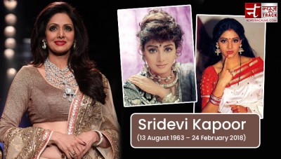 Sridevi, who appeared in films at the age of 4, had cast magic with her voice and eyes