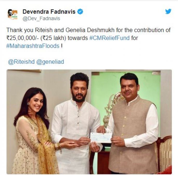 This Bollywood couple came forward to help the Maharashtra flood victims, gave so much!
