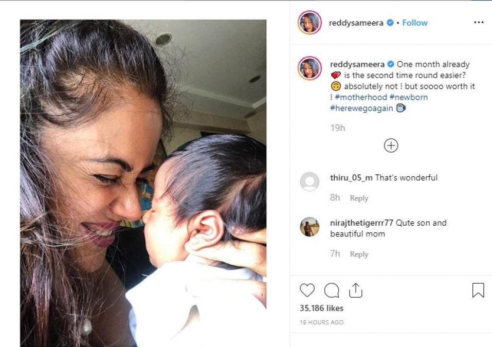 Samira Reddy Shares Emotional Post on Completion of 1 Month of Birth of Daughter