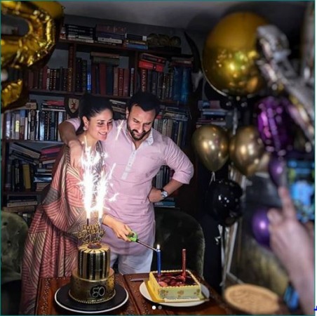 Kareena showered love on Saif's birthday, fans say 