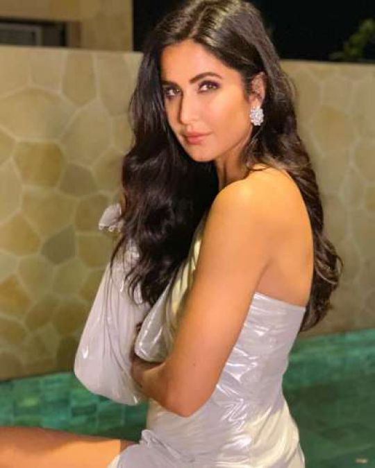 Katrina Kaif, who arrived at This Special Wedding in Bali, looked gorgeous in a high-slit gown!