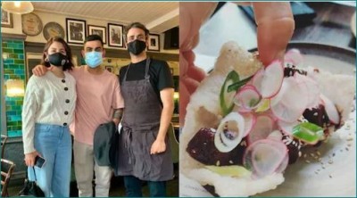 Virushka arrives at Tendril restaurant to eat vegan food, photos viral