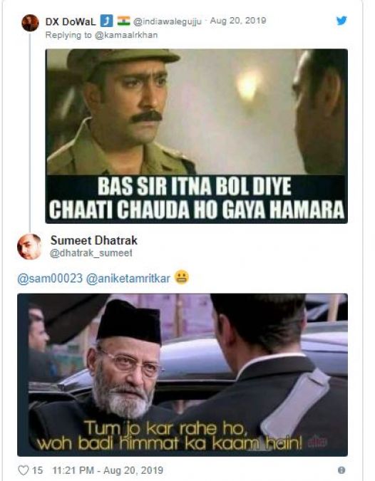 KRK trolled by Netizens on talking about fight on Pakistan border