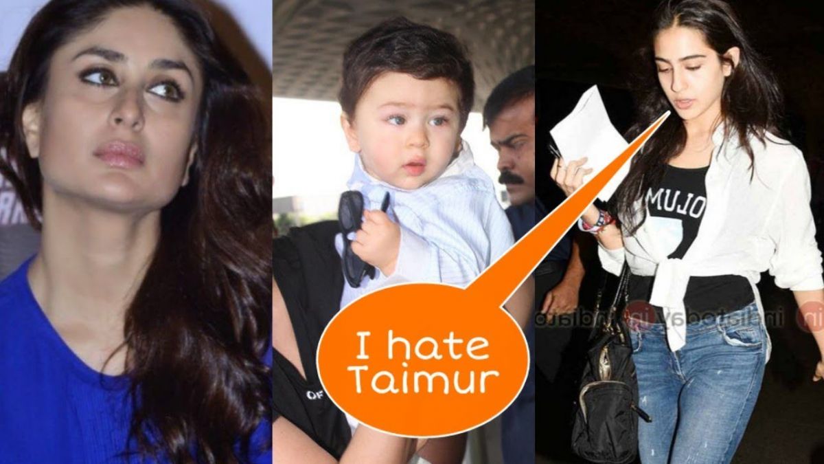 The step-sister Sarah, who got agitated over-attention to Taimur, said, 