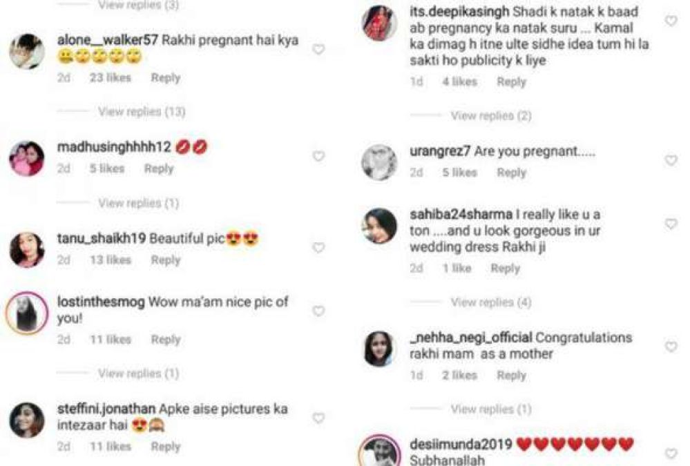 Rakhi Sawant Shares Photo, Users trolls, Pregnant Drama Begins!