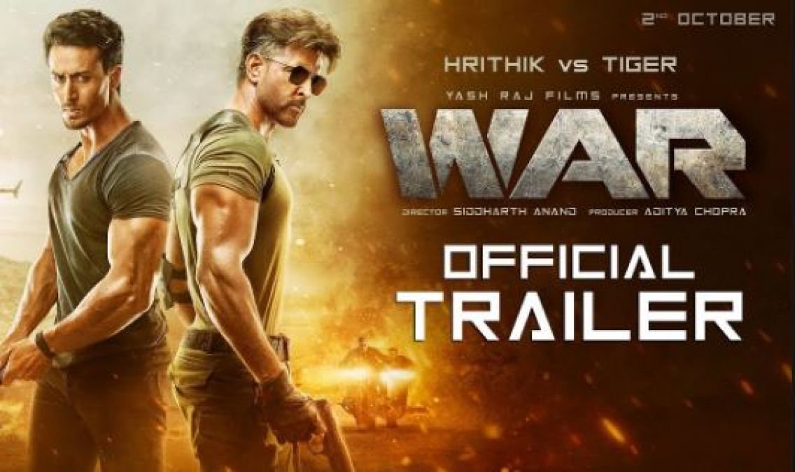 War Trailer: War Between Tiger and Hrithik starts, See Both of their Action!