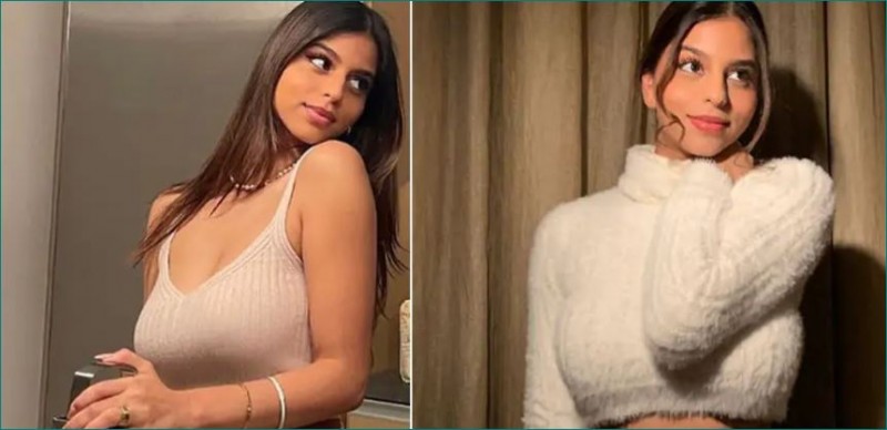 Suhana Khan seen in transparent top, fans shocked to see photos