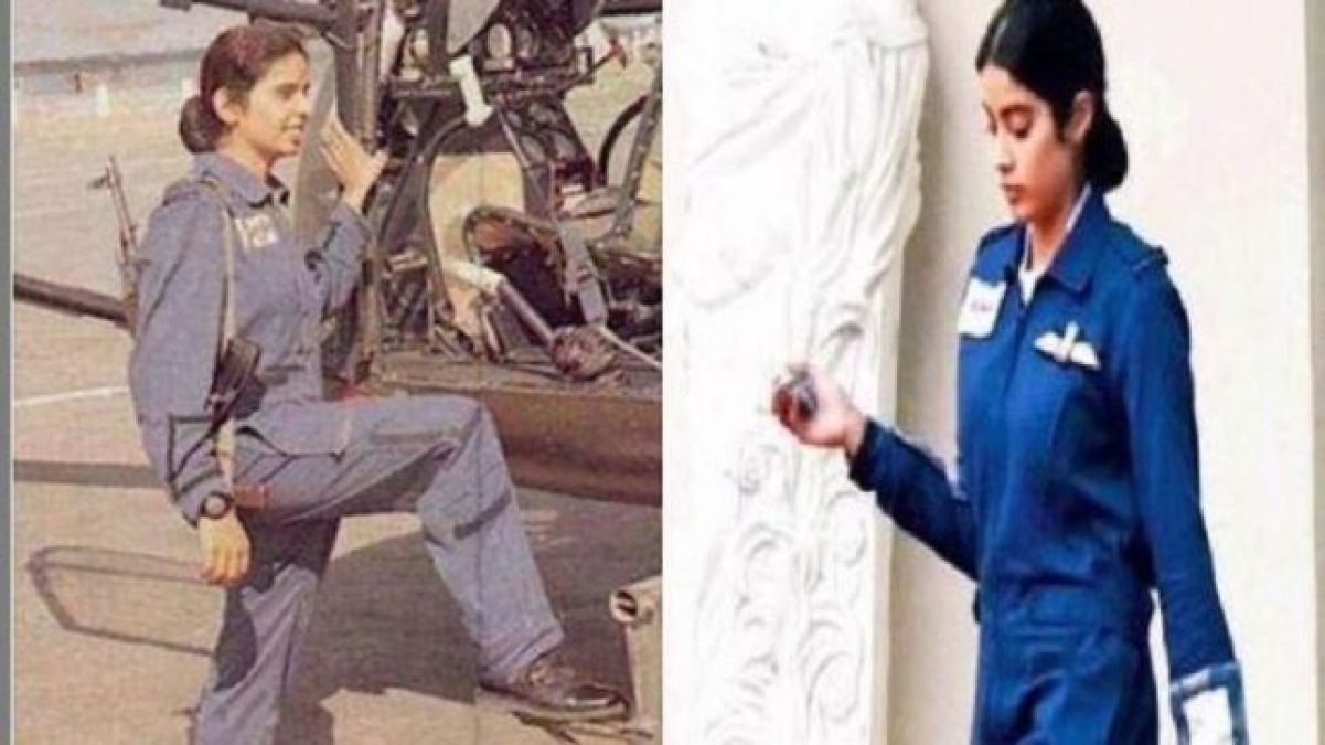Janhavi Kapoor's First Look from Gunjan Saxena's Biopic is Out; see here!