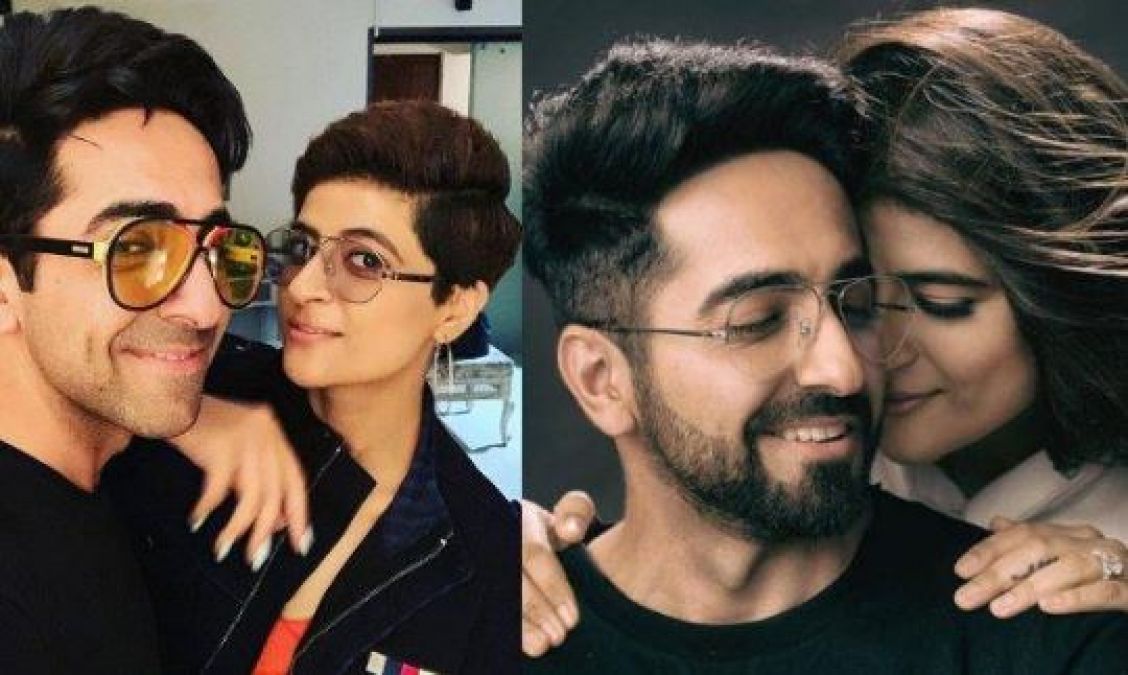 Because of her hairs, Ayushman compared his wife with this actor!