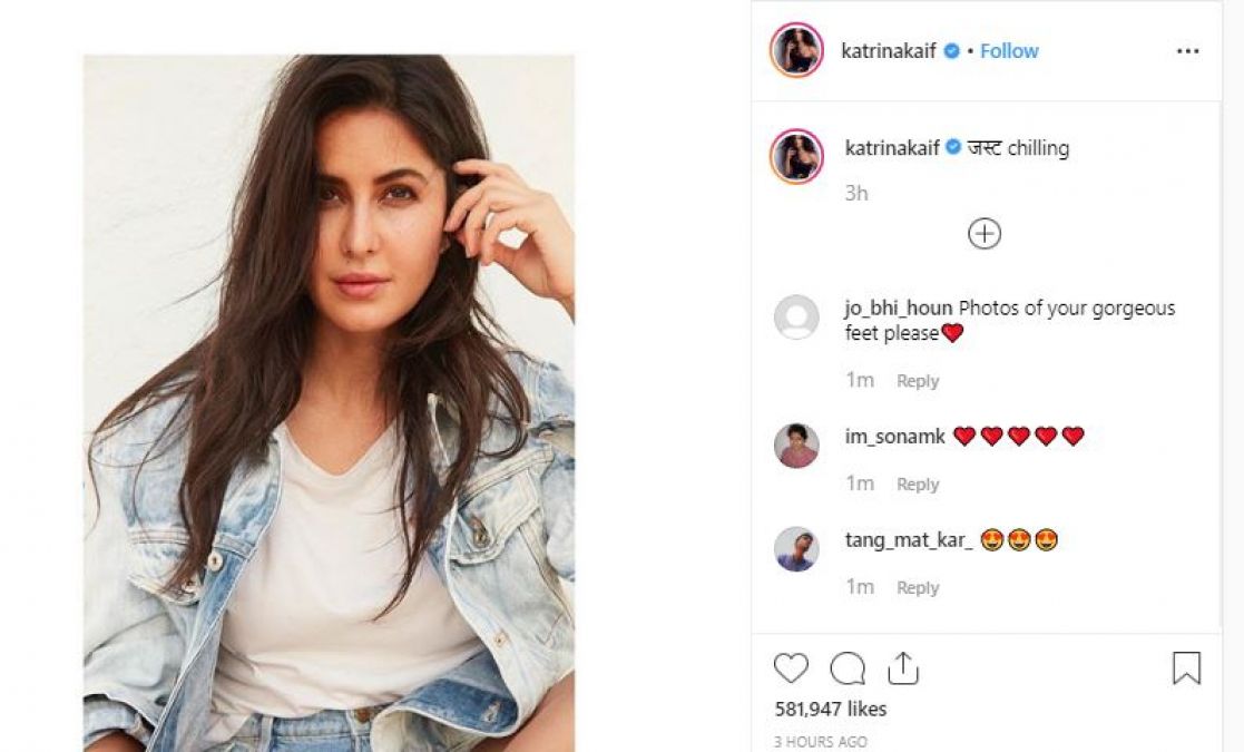 Katrina Blows the Senses of her Fans' From her New Photo, Shares Photo On Insta!