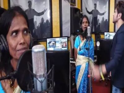Watch Video: Ranu Mondal Records Another Song 'Aadat' for Himesh Reshammiya