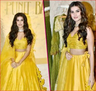Tara Sutaria robbed the hearts of fans in a yellow dress, photos going viral!