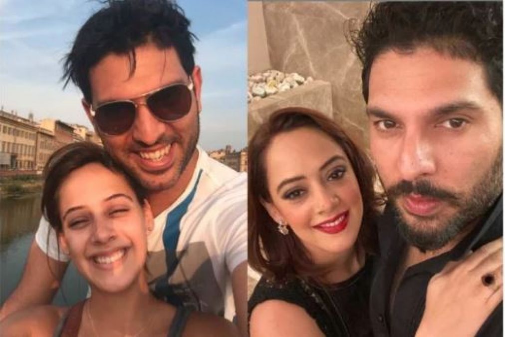 Yuvraj and Hazel celebrates three years of togetherness, wishes each other this way