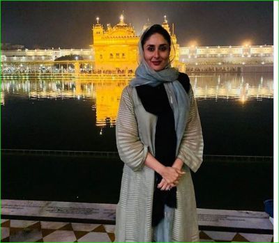 Taking a break from shooting Kareena Kapoor reached Golden Temple