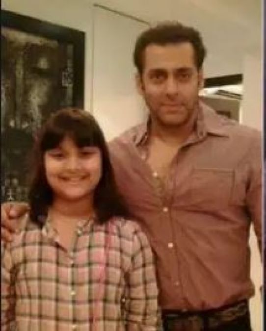 Saiee Manjrekar's childhood photo with Salman Khan goes viral