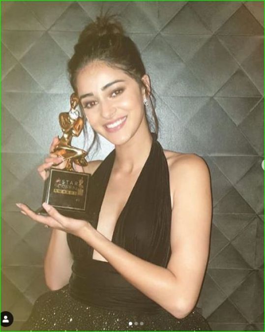 Ananya Pandey looked gorgeous in a black princess gown, check out photo here