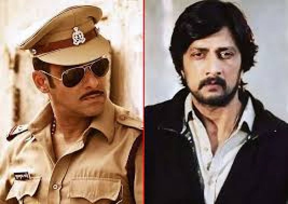 Kichcha Sudeep's look from the climax scene of Dabangg 3 is going viral