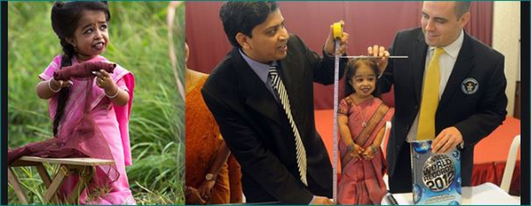 Today is the birthday of world's shortest girl, Jyoti Amge