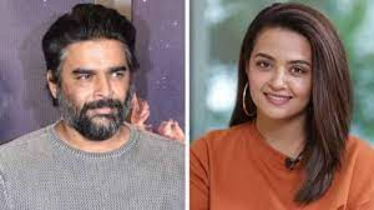 During the interview, Surveen Chawla said such a thing in front of R Madhavan