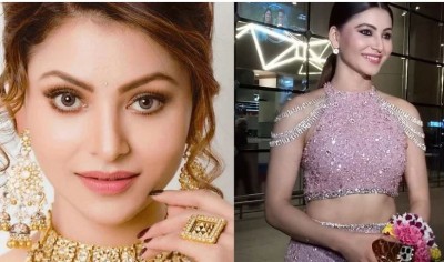 Urvashi Rautela wore a diamond-studded dress at the airport, Know its price