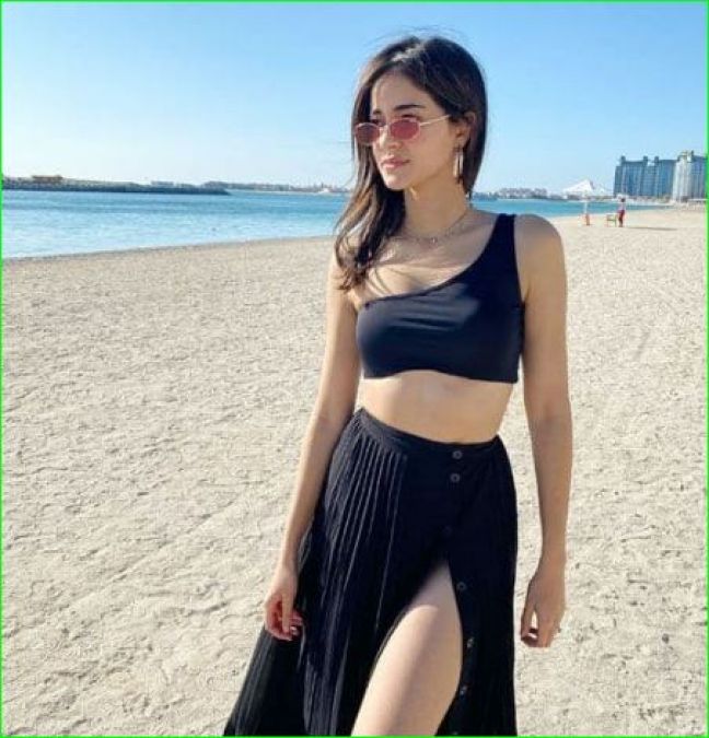 Ananya Pandey is enjoying a lot  in Dubai, check out pictures here