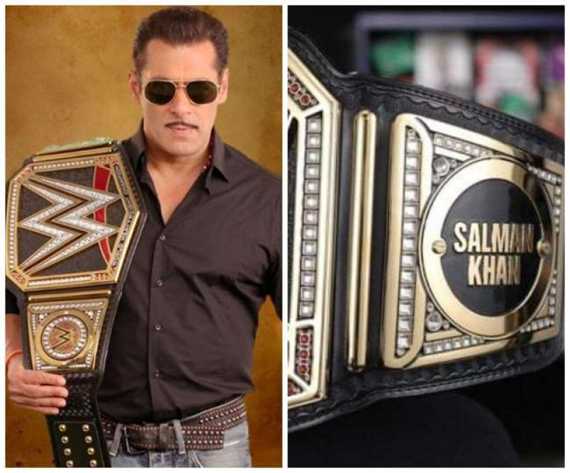 WWE gives special gift to Salman Khan, write name with gold