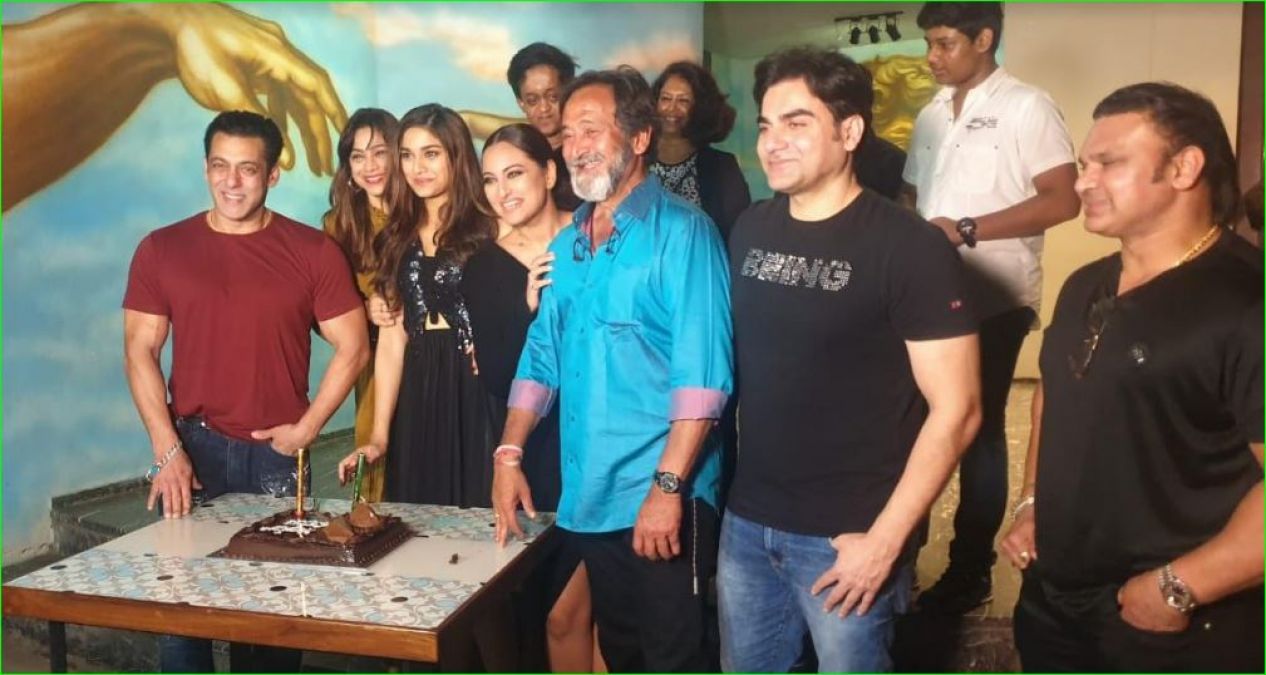 Saiee Manjrekar celebrates birthday with Dabangg 3 co-stars Salman Khan and Sonakshi Sinha, check out pictures here