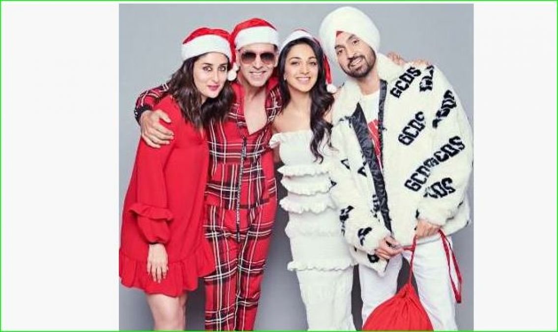 'Good Newwz' star cast celebrates Christmas, pictures goes viral