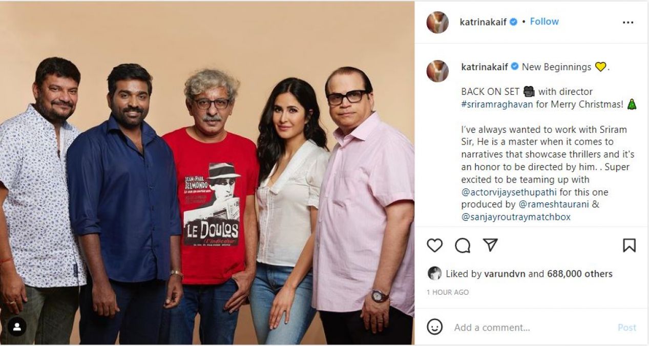 Katrina announces new film after marriage with this South superstar
