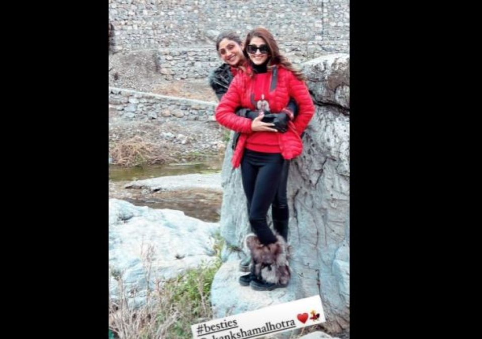 Shilpa celebrates Christmas in Mussoorie with husband